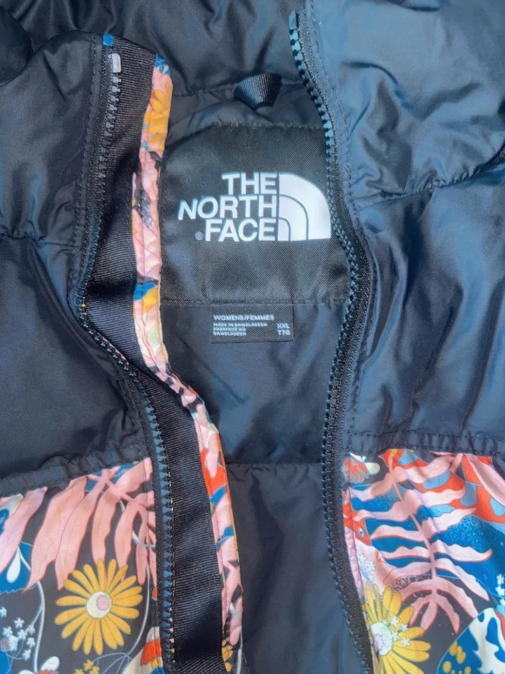 The North Face Floral Puffer Jacket